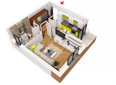Apartament 1 camere Tip 1